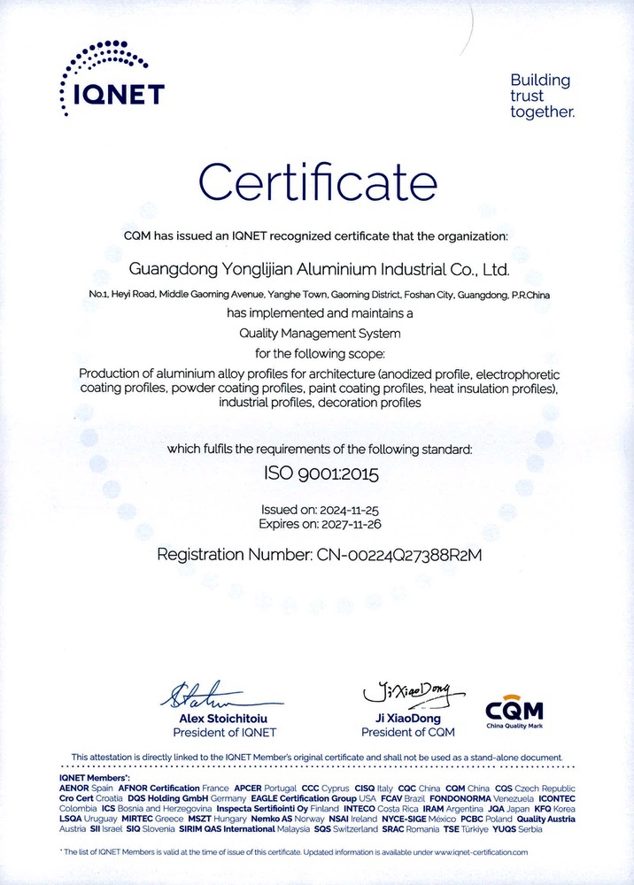 ISO90001 Gestion de la qualité
