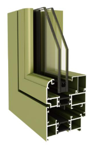 65Z Wärmesperre Innen (Außen) Flügelfenster